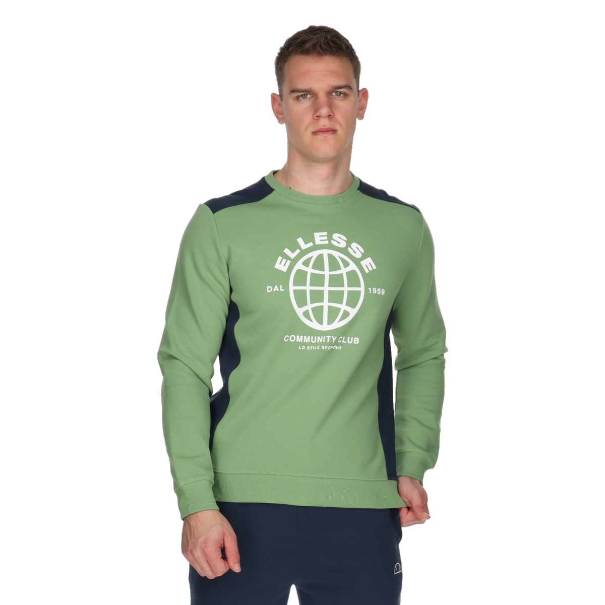 Mikina Ellesse Men's Community Club Sweatshirt Zelené | ELA251M603-06, 0