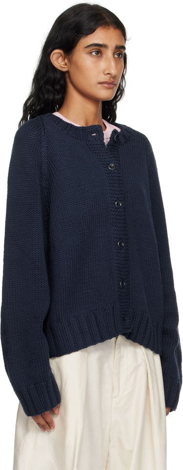 Sveter YMC YMC Atomic Cardigan Navy | Q8YMF, 1