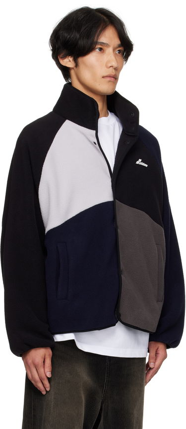Bunda We11done We11done Colorblock Fleece Jacket Rôznofarebný | WD-TJ2-25-876-U-BK, 4