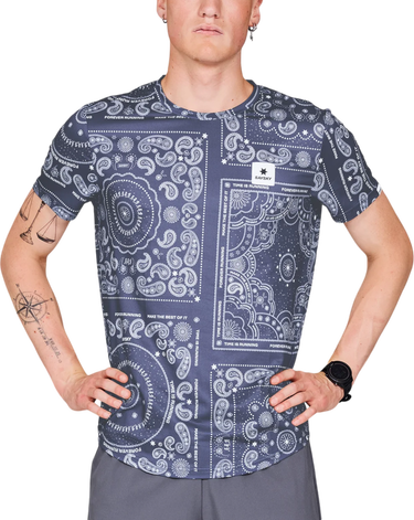 Tričko Saysky Saysky Paisley Combat T-Shirt Modrá | mmrss03c1020, 0