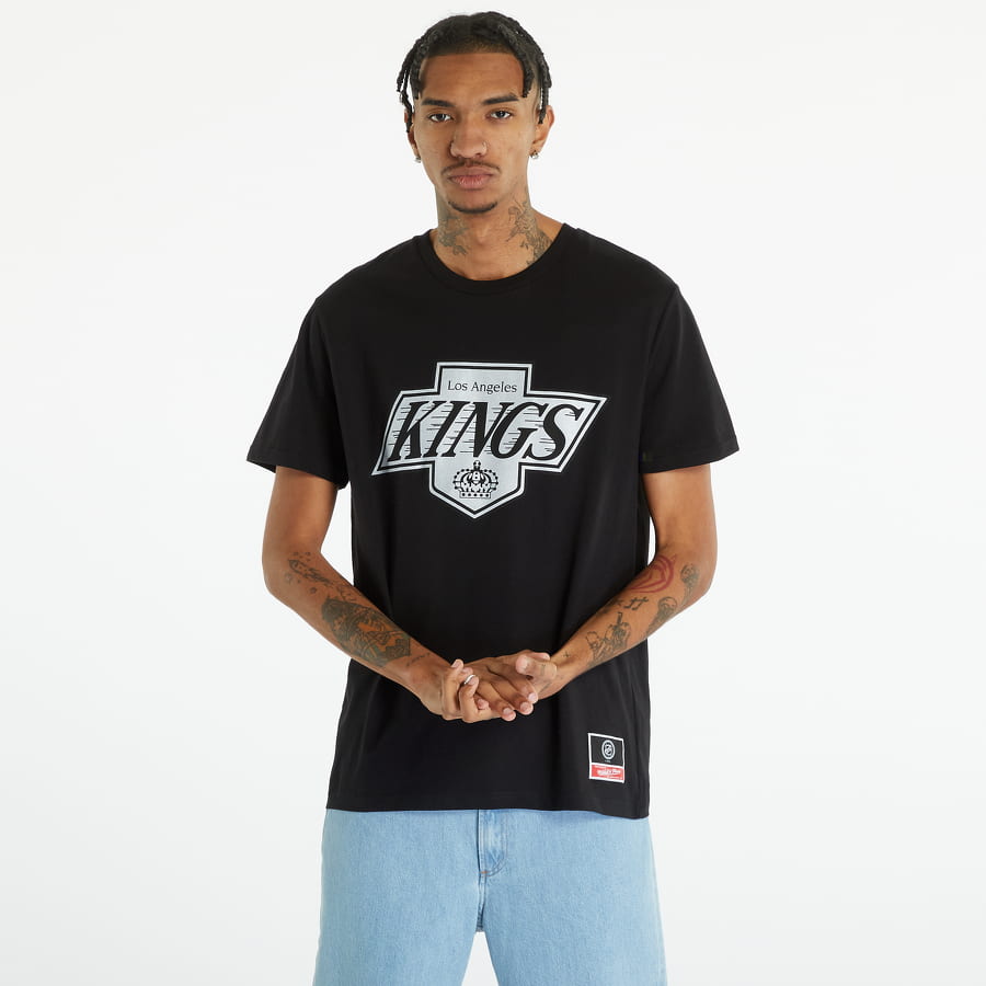 Tričko Mitchell & Ness NHL Team Logo Tee Čierna | BMTRINTL1180-LAKBLCK, 0