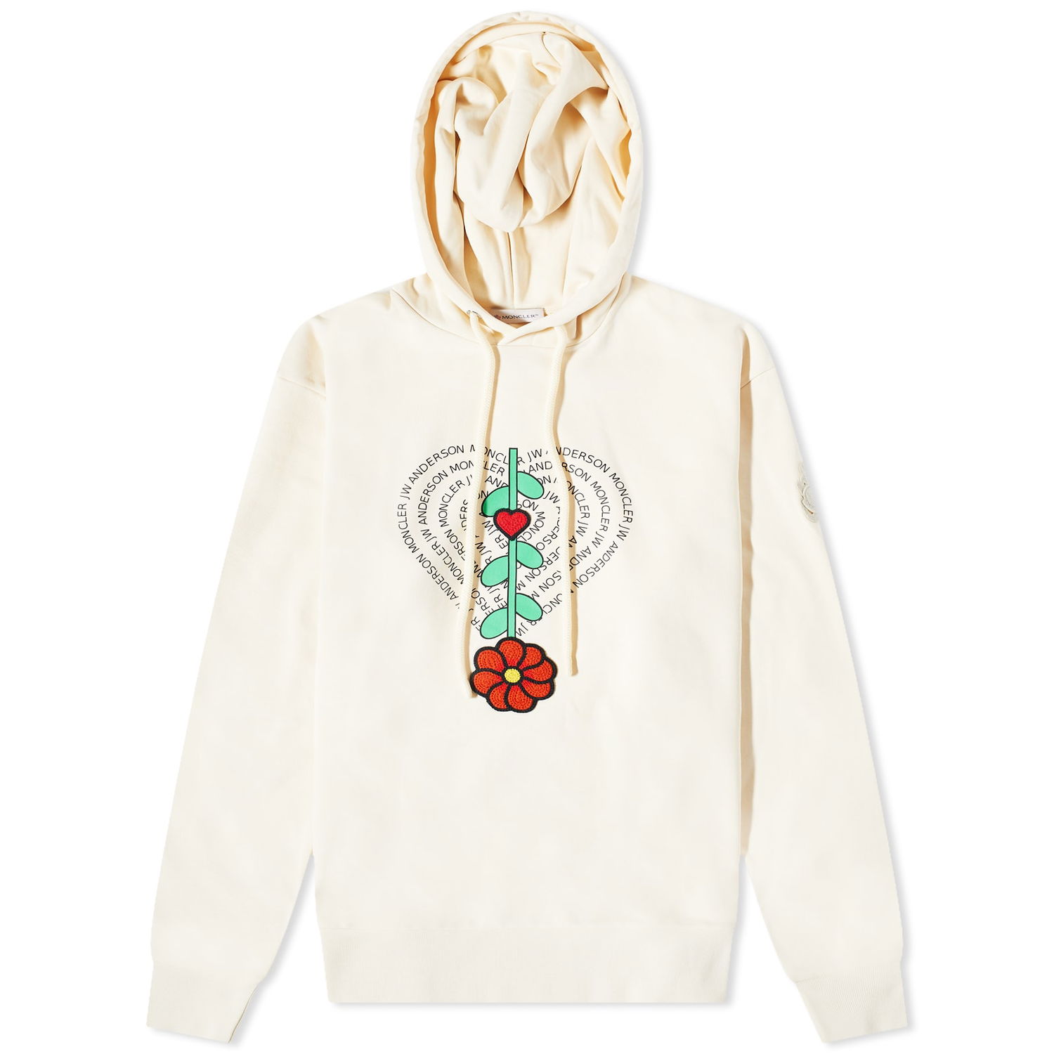 Mikina Moncler J.W. Anderson x Flower Hoody Béžová | 8G00003-M2682-040, 0