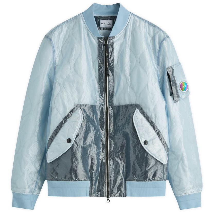Bomber bunda C.P. Company END. x Kan-D Bomber Jacket Tyrkysová | 19CSOW031A