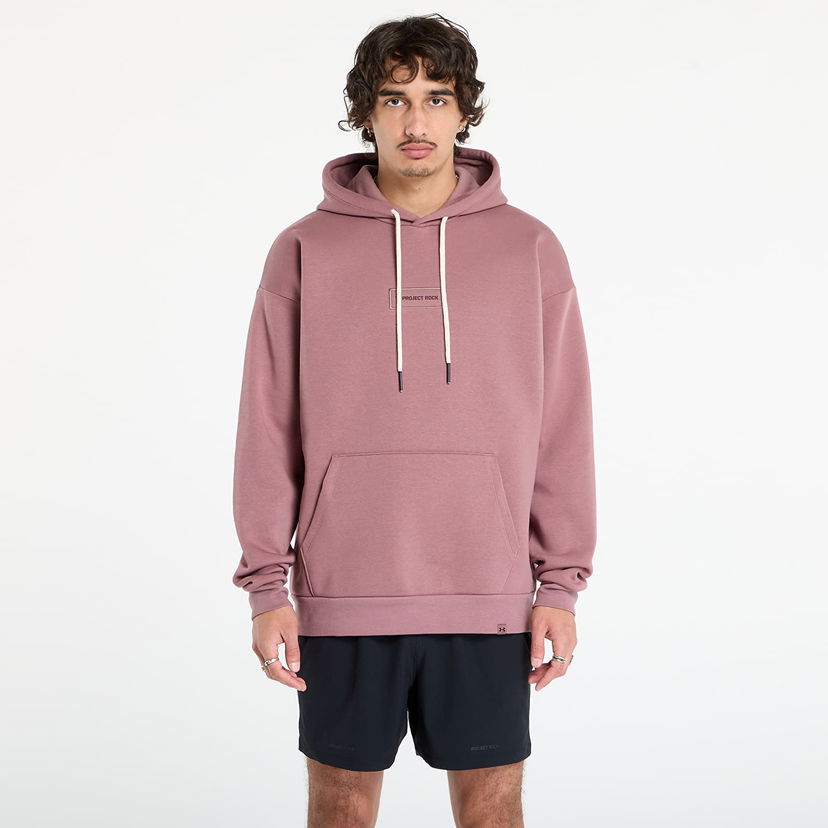 Mikina Under Armour Project Rock Icon Hoodie Ružová | 6006245-651