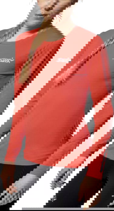 Tričko SWIX Swix Pace NTS Long Sleeve T-Shirt Červená | 10015-23-91002, 0