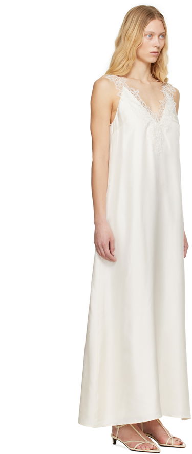 Šaty Róhe Rohe Silk Lace Maxi Dress Biela | 415-33-256, 1
