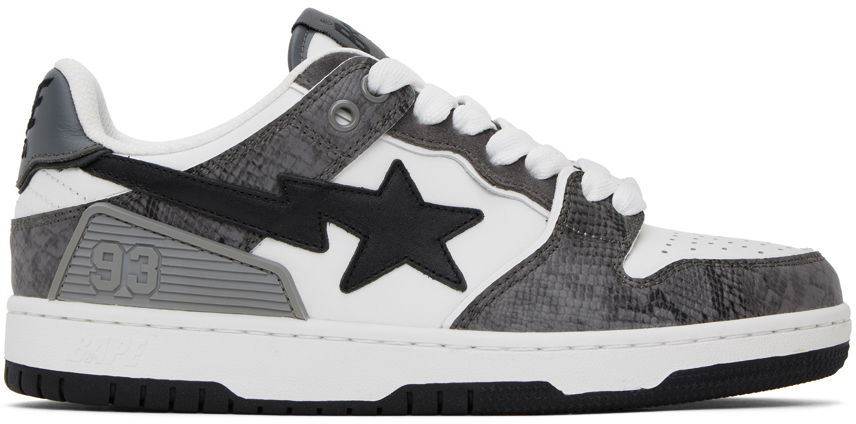 Tenisky a topánky BAPE Sk8 STA #1 "Black & Gray" Šedá | 001FWJ802055I/001FWJ801055I, 0
