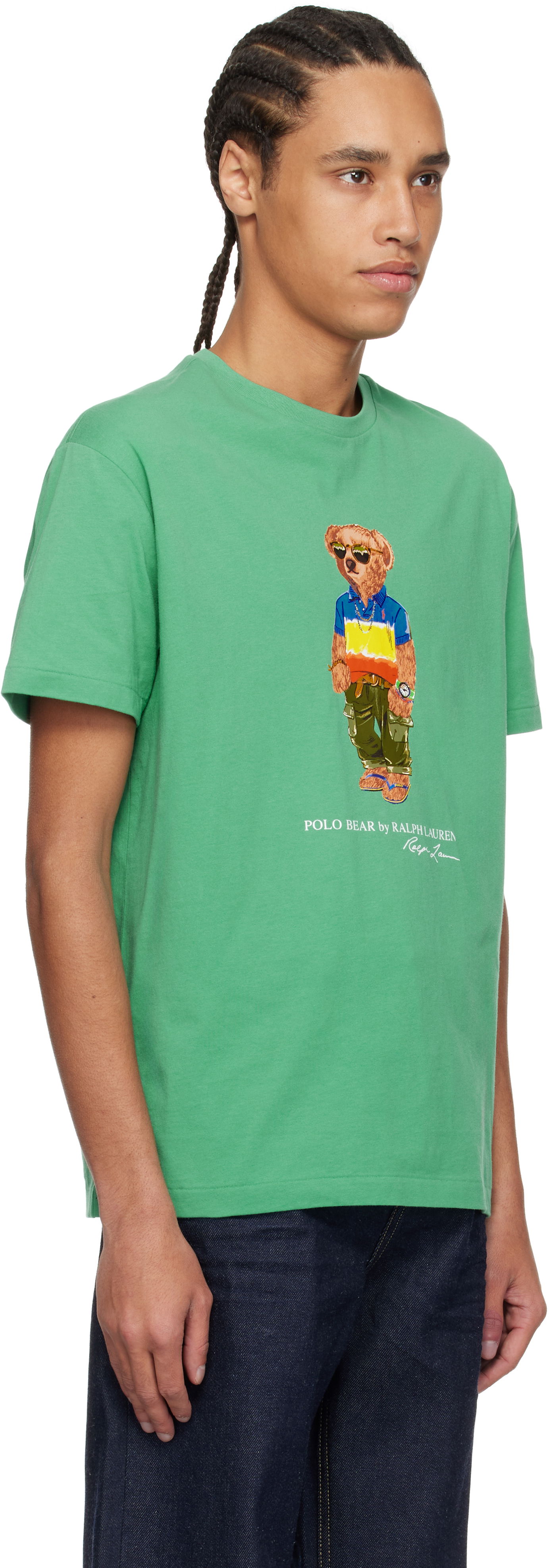 Tričko Polo by Ralph Lauren Polo Ralph Lauren Classic Fit Polo Bear T-Shirt Zelené | 710973142001, 1