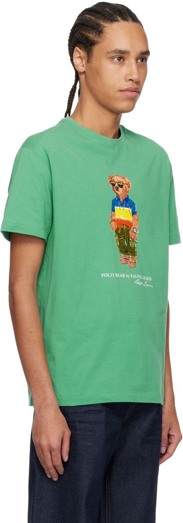 Tričko Polo by Ralph Lauren Polo Ralph Lauren Classic Fit Polo Bear T-Shirt Zelené | 710973142001, 1