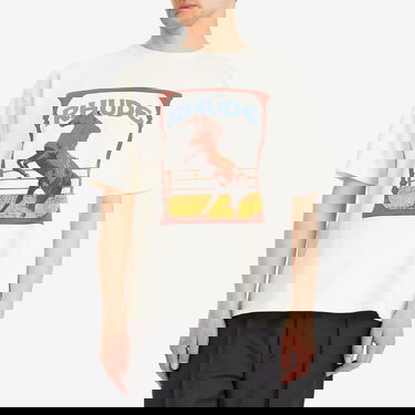 Tričko Rhude Rhude Cadre Horse Graphic Tee Biela | RHSS25TT05012-0241, 2