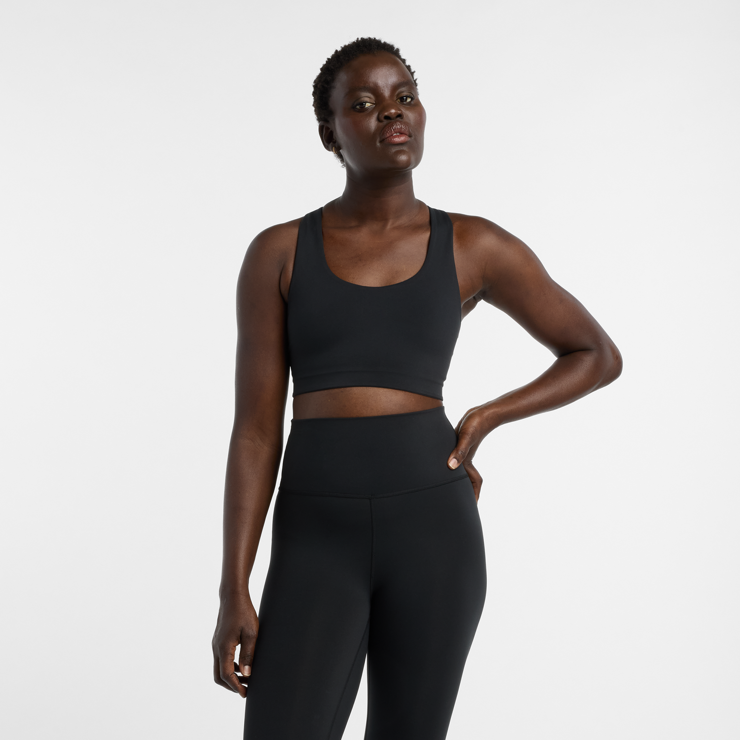 Podprsenka New Balance Cross-Back Sports Bra Čierna | NBWB51053BK, 0