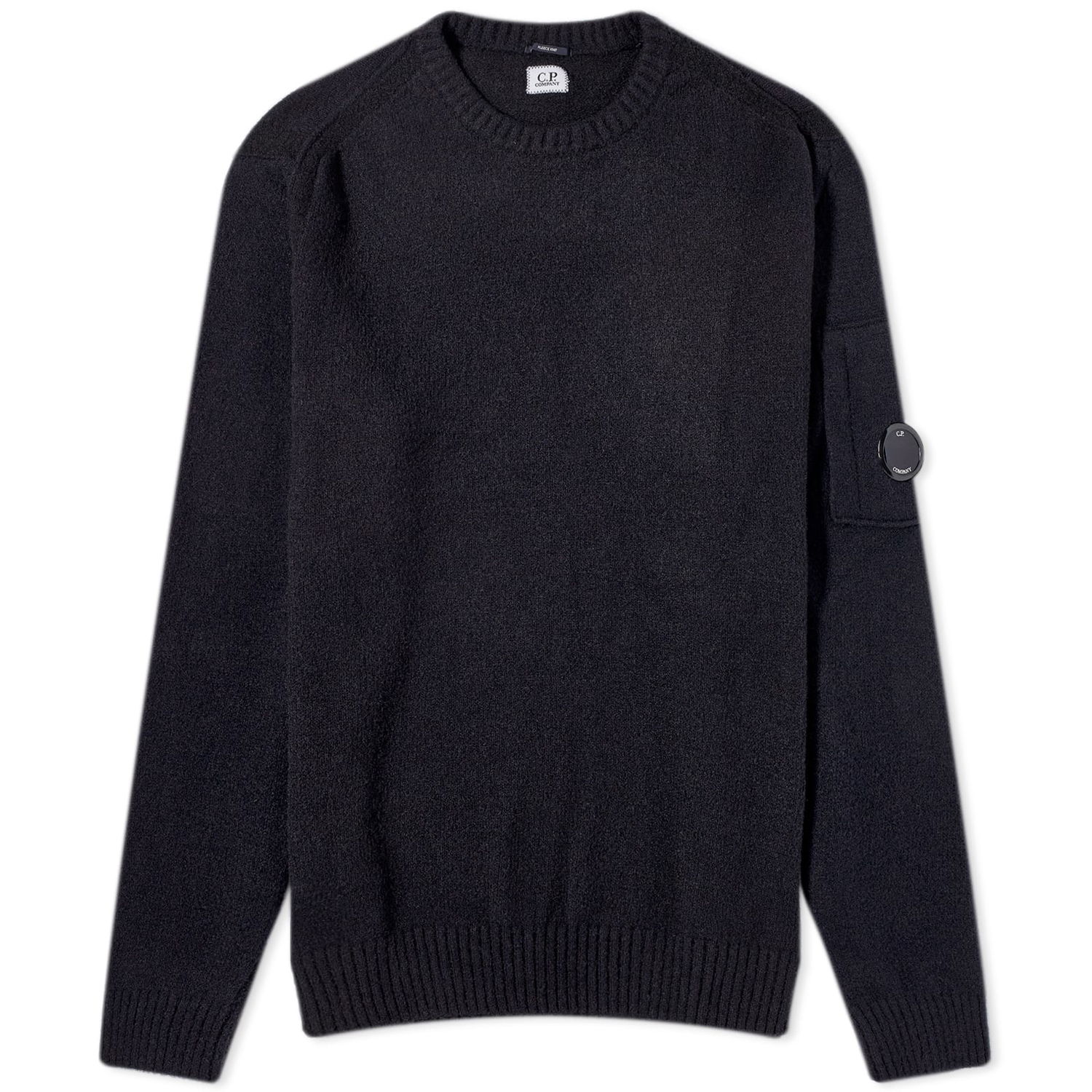 Sveter C.P. Company Fleece Knit Crewneck Navy | 15CMKN197A-006170A-888, 0