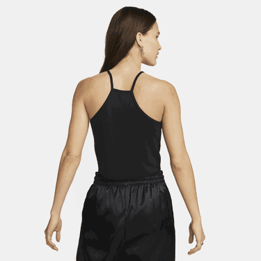 Tielko Nike Sportswear Essentials Ribbed Tank Top Čierna | DV7960-010, 2