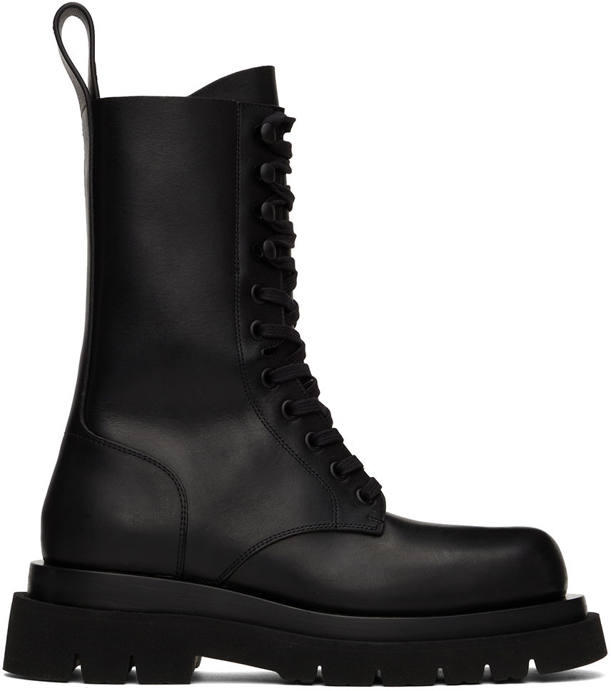 Lug Lace-Up Boots "Black"
