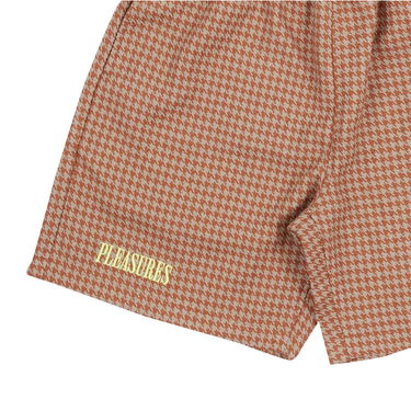 Šortky Pleasures Intercept Houndstooth Shorts Hnedá | P23F007-BROWN, 3