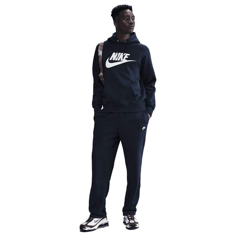 Mikina Nike Club Fleece Pullover Hoodie Čierna | FN3868-451