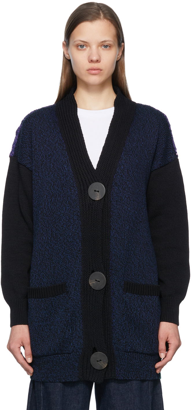 Sveter Stella McCartney Stella McCartney Fantasia Landscape Cardigan Modrá | 6K00643S7254, 0
