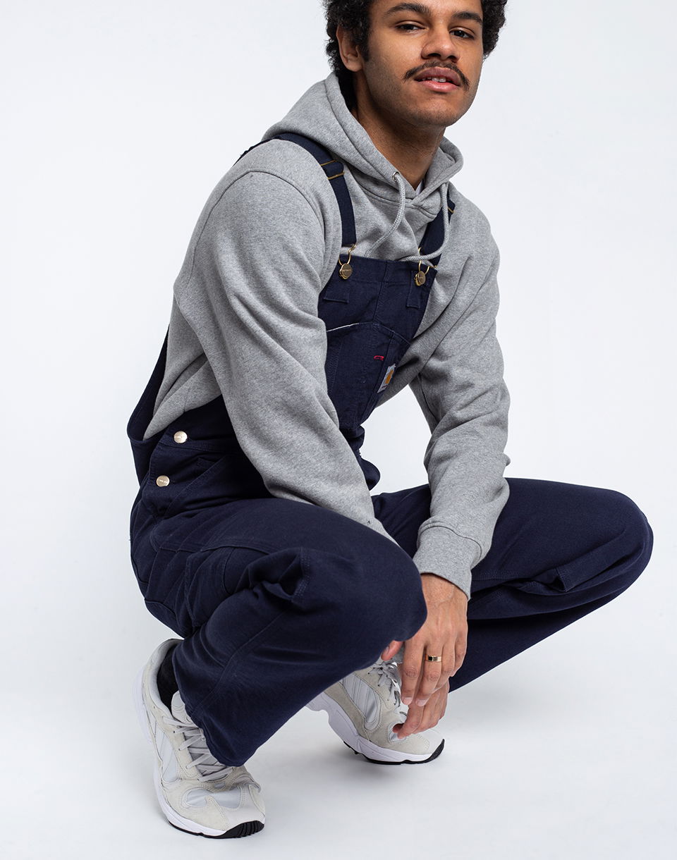 Nohavice a džínsy Carhartt WIP Bib Overall Navy | I026462, 1