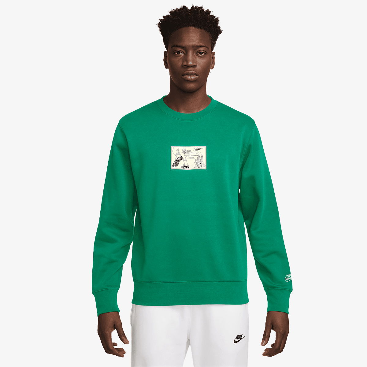 Mikina Nike Reissue Club Fleece Crewneck Sweatshirt Zelené | HV1244-324, 0