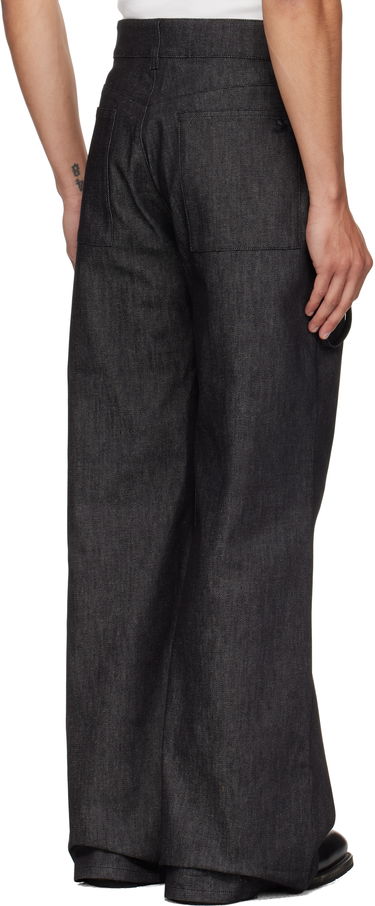 Džínsy Courrèges Courrèges 2-Pocket Flare Jeans Čierna | 325DPA414DE0044, 2