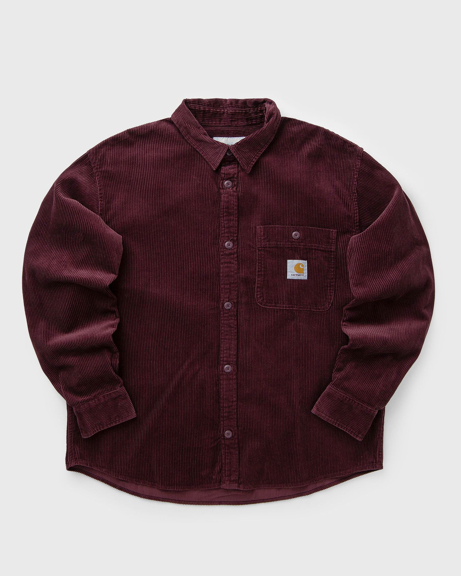 Košeľa Carhartt WIP Flint Long Sleeve Corduroy Shirt Vínová | I035837-33K.XX, 0