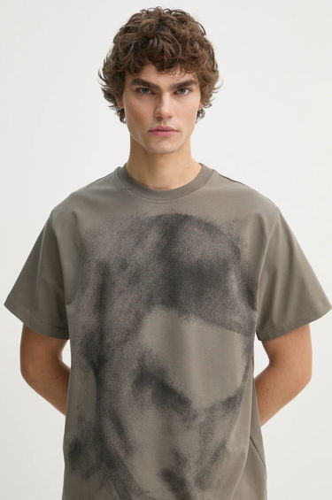 Tričko HELIOT EMIL Abstract Print T-Shirt Zelené | AW24.M.09.128.DG23, 3