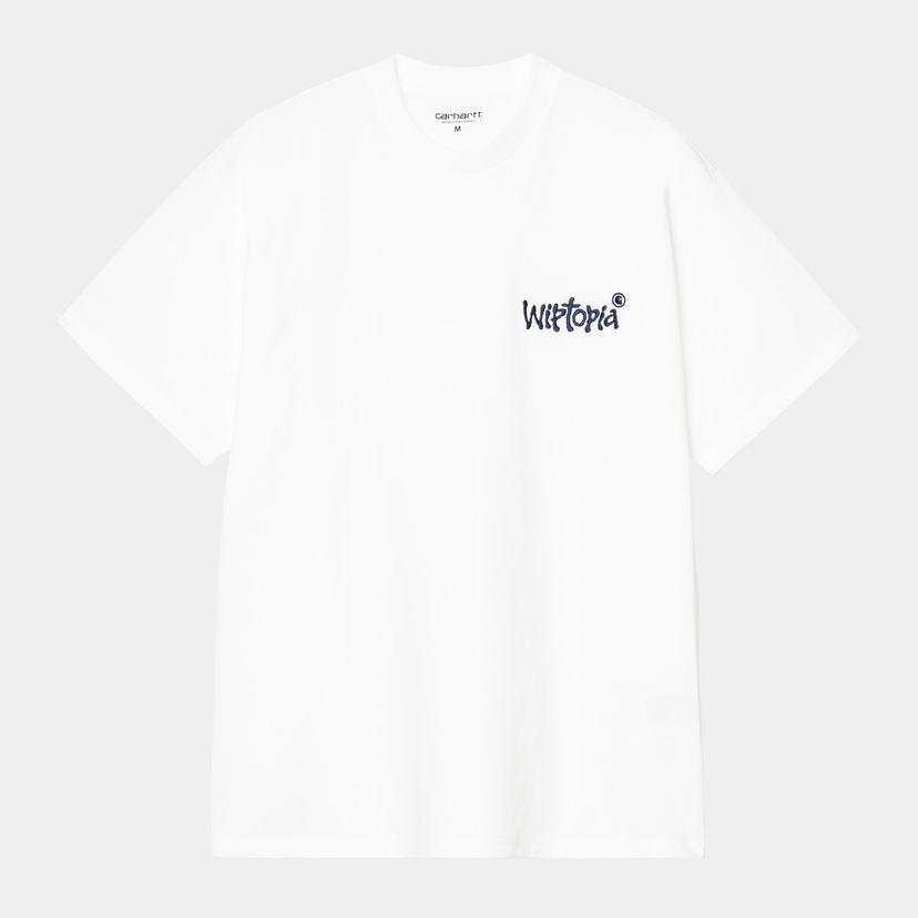 Tričko Carhartt WIP Wiptopia Script T-Shirt Biela | I035495_6