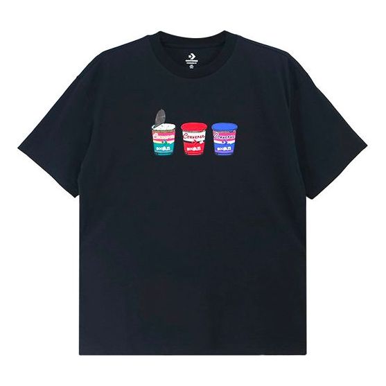 Tričko Converse Pics Applique Graphic T-Shirt Čierna | 10020853-001