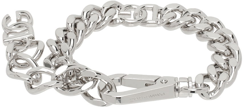 Náramok Dolce & Gabbana DG Logo Chain Bracelet Metalická | WBQ5M1W1111, 1