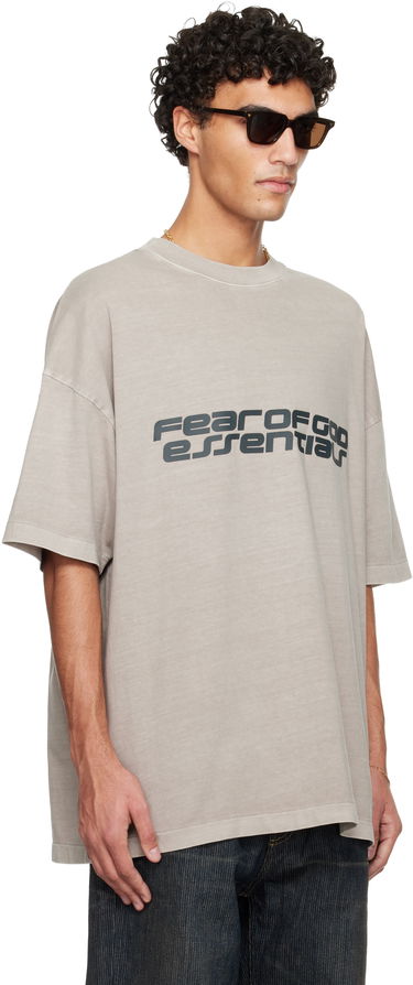Tričko Fear of God Fear of God ESSENTIALS Holiday 'Fear Of God Essentials' 90s T-Shirt Béžová | 125HO254471F, 1