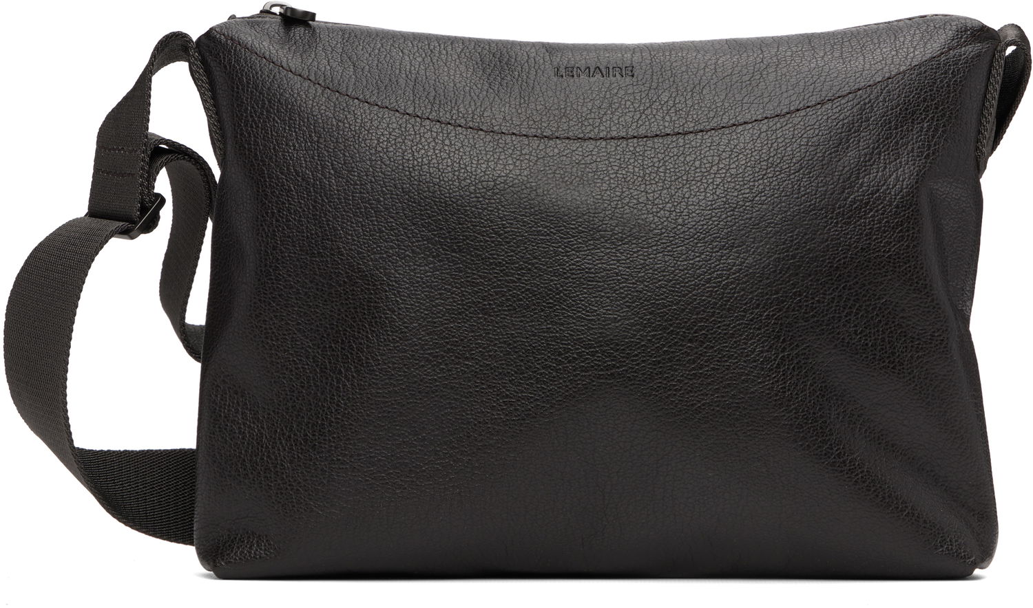Taška cez rameno LEMAIRE Lemaire Small Folio Bag Čierna | BG0166 LL0138, 0