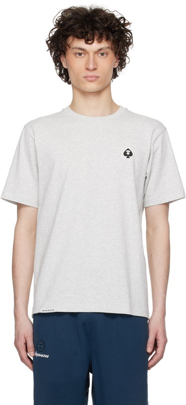 Tričko AAPE by A Bathing Ape AAPE by A Bathing Ape Spades 'AAPE Now' T-Shirt Šedá | AAPTEM1599XANWH2, 0