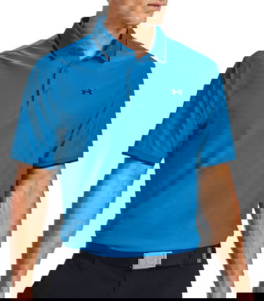 Polo tričko Under Armour Playoff Pique Performance Polo Modrá | 1345459-428, 0