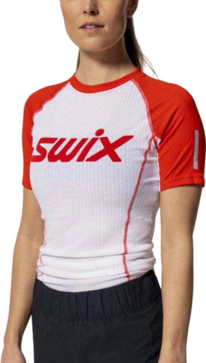Tričko SWIX SWIX Roadline RaceX T-Shirt Biela | 10023-23-00035, 0