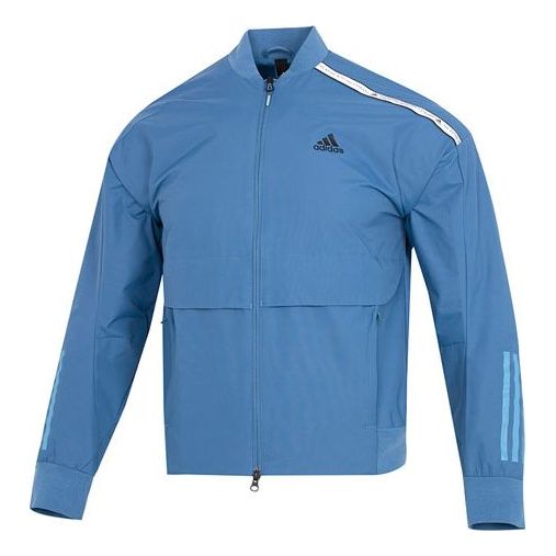 Bomber bunda adidas Originals Stripe Woven Bomber Jacket Modrá | HM5162