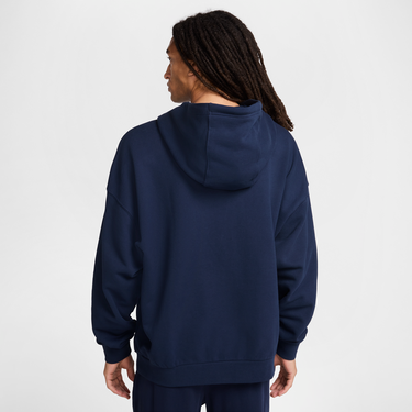 Mikina Nike Nike Club Fleece Relaxed Fit Hoodie Navy | HJ1816-451, 3