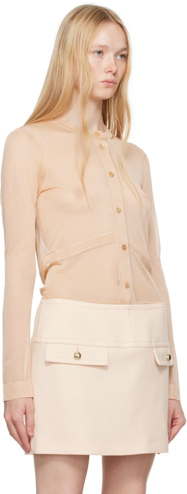 Sukňa Tom Ford TOM FORD Long Sleeve Knit Cardigan Béžová | CAK374-YAX865, 1