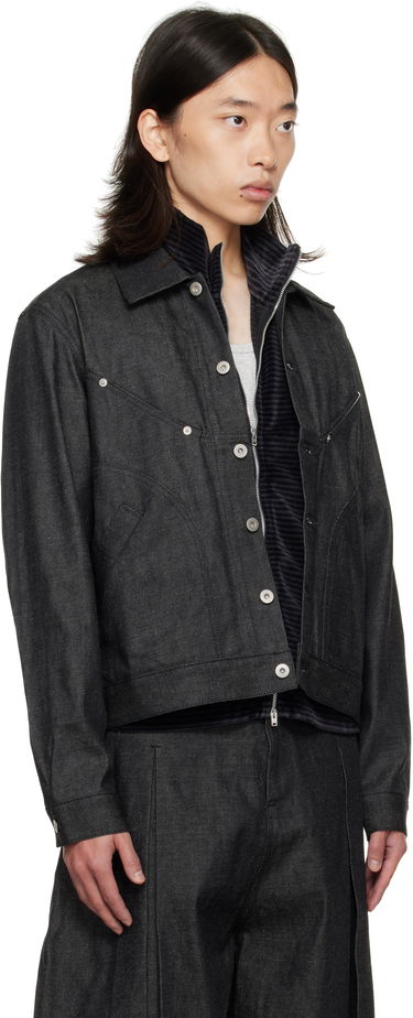Bunda sage NATION SAGE NATION Jiji Denim Jacket Modrá | S084 DENIM JIJI JACKET DENIM R, 4