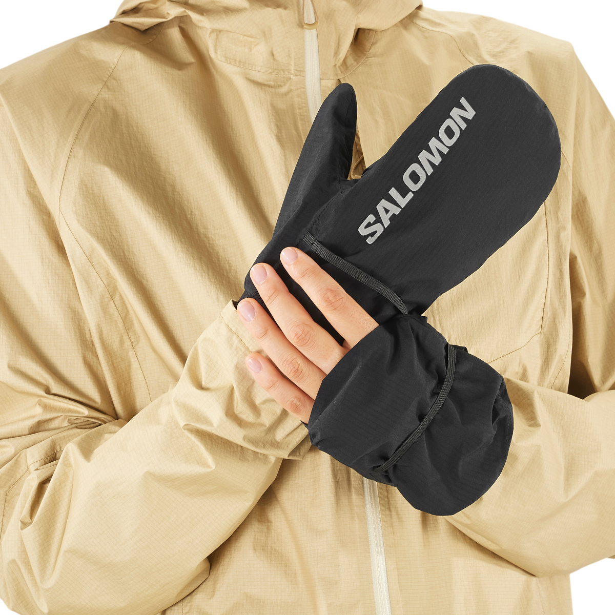 Rukavice Salomon BONATTI Waterproof Mittens Čierna | lc2052000, 1