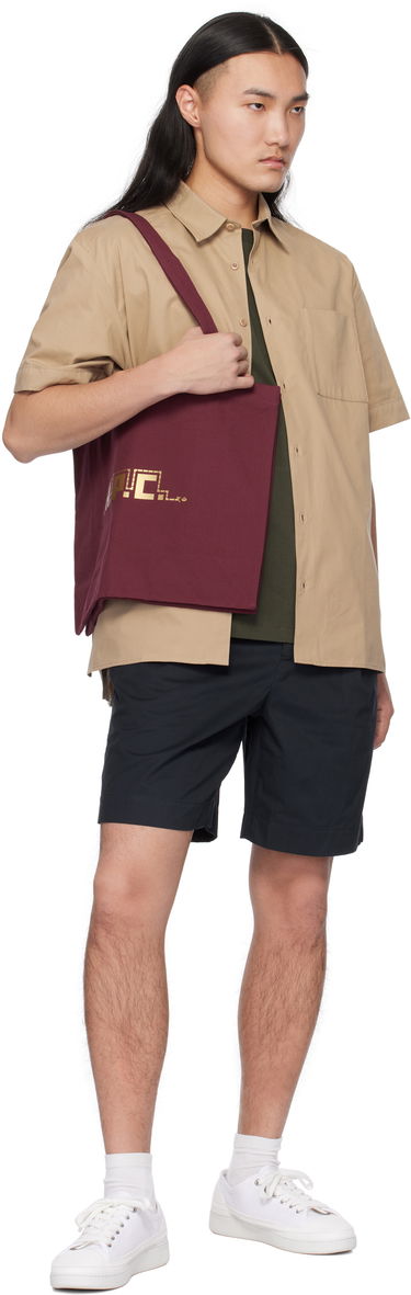Tote bag A.P.C. Lunar New Year 2025 Diane Shopping Tote Bag Vínová | COHHN-M61999, 3