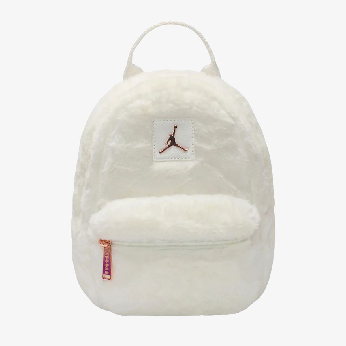 Batoh Jordan Faux Fur Mini Backpack Biela | 2A9006-782, 0