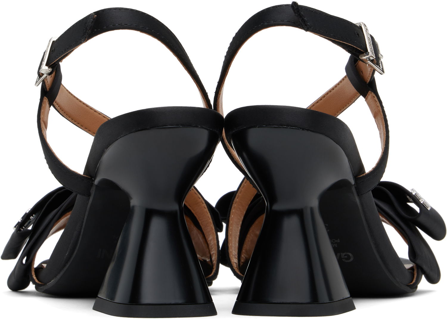 Tenisky a topánky GANNI GANNI Big Bow High Heeled Sandals Čierna | S2850, 1