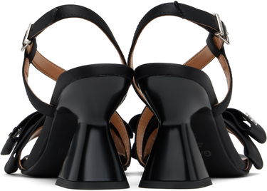 Tenisky a topánky GANNI GANNI Big Bow High Heeled Sandals Čierna | S2850, 1