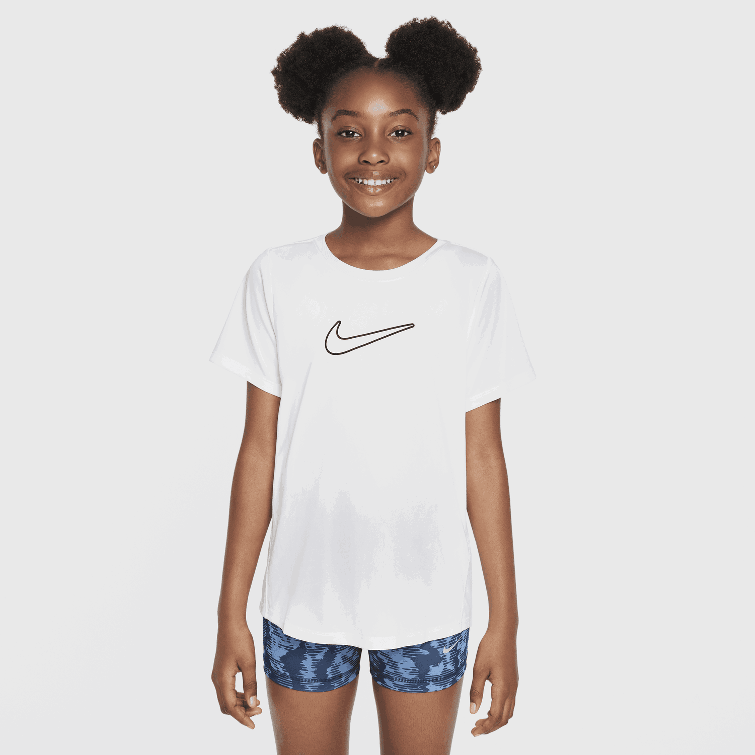 Tričko Nike Dri-FIT One Fitted Short Sleeve T-Shirt Biela | FZ5600-100, 0
