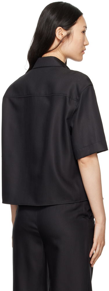 Košeľa Loulou de Saison Loulou de Saison Idana Short Sleeve Shirt Čierna | IDANA, 2