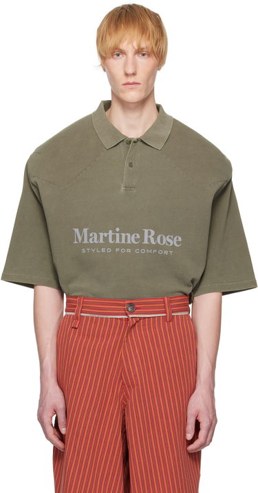 Polo tričko Martine Rose Martine Rose Padded Polo Zelené | 654JE02411L, 0