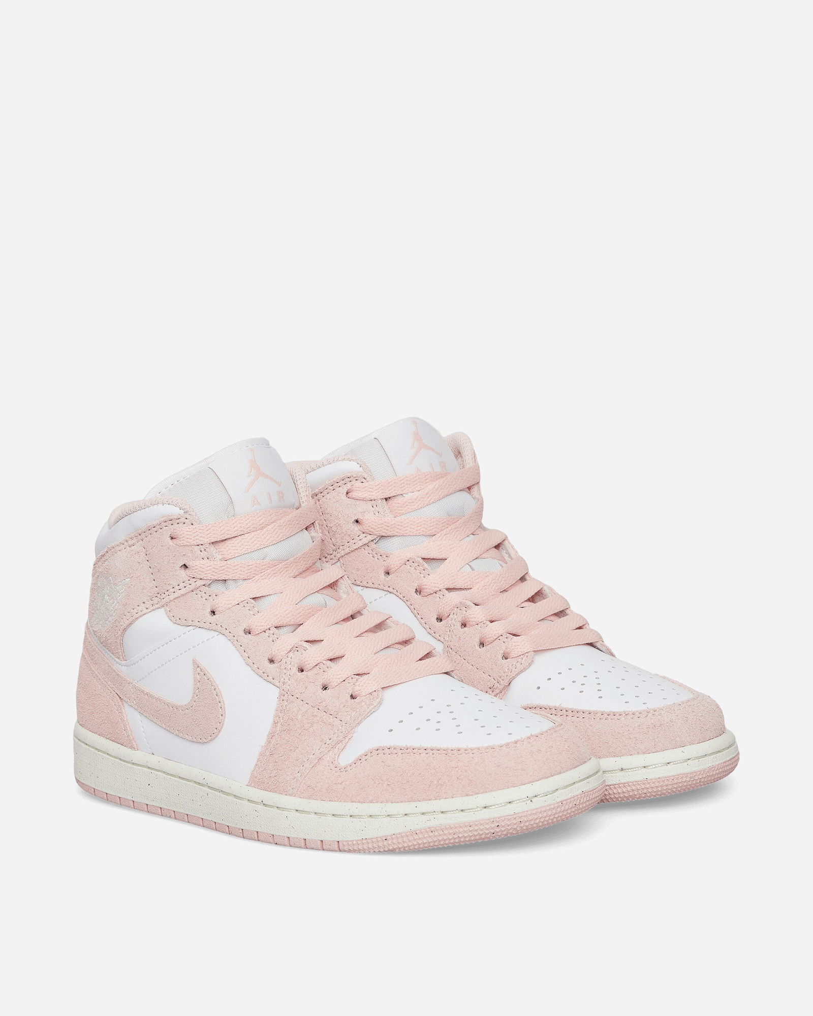 Air Jordan 1 Mid Pink Suede