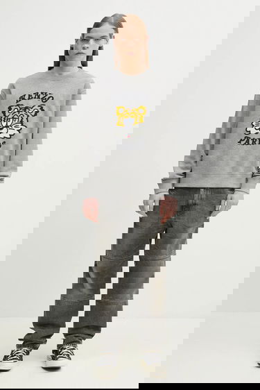 Mikina KENZO Kenzo x Verdy Printed Cotton Sweatshirt Šedá | FF58SW2394MF.94, 8