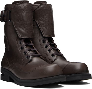 Tenisky a topánky KIKO KOSTADINOV Kiko Kostadinov Fitz Military Boots Hnedá | KKAW25FT01-157, 3