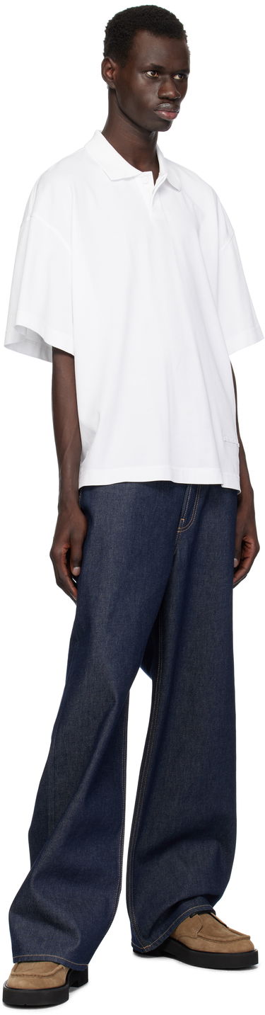 Polo tričko Alexander Wang Alexander Wang Short-Sleeve Polo Biela | 6CC1251073, 3